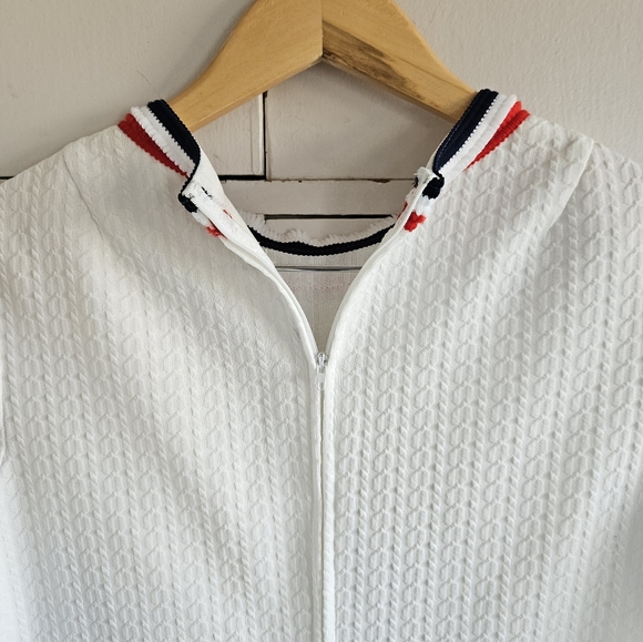 White with stripes retro dress Size XL - Picture 8 of 11